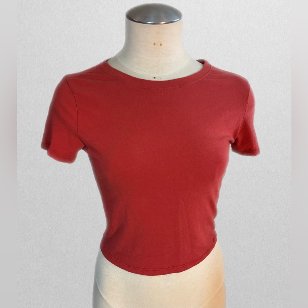Women's Red Crop Top
